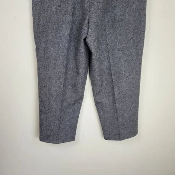 Billy Reid Cropped Pleated Wool Pants - Picture 8 of 10